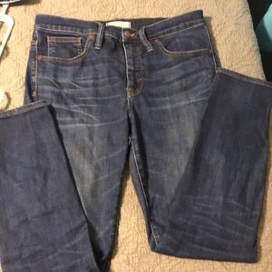 Madewell 9” High-Rise skinny jeans, size 30